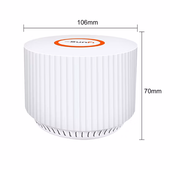  Sunhans 3 pacotes de sistema de malha branca sem fio de banda dupla 2.4G e 5g Gateway roteador WiFi para grande cobertura em casa inteira 4000sq.  FT