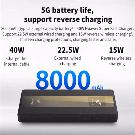 Roteador Huawei 5g Mobile WiFi PRO E6878-370